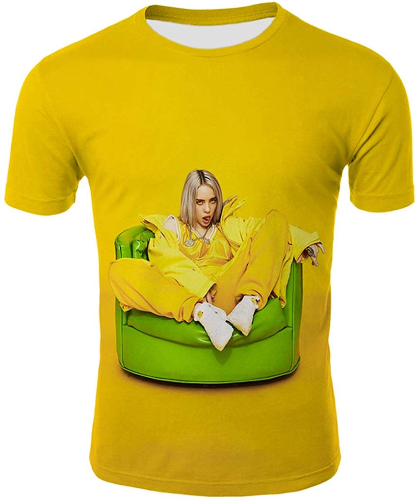 Womens 3D Printed T Shirt Casual Tees for Music Fans Be 13