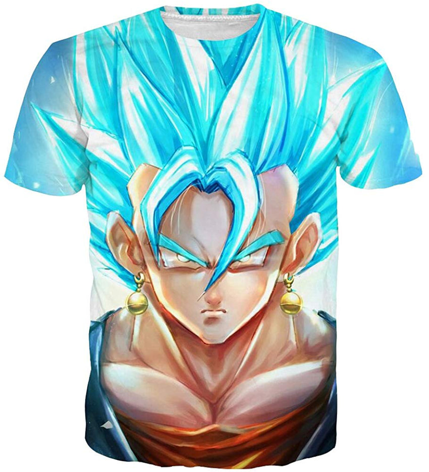 Summer Unisex Dragon Ball Goku Short Sleeve T Shirts Creative 3D Print Tee Jx016
