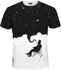 Unisex Men Women Casual 3D Printed Short Sleeves Couple T Shirt Tee LYT046 Lyt070 blackwhite