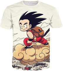 Summer Unisex Dragon Ball Goku Short Sleeve T Shirts Creative 3D Print Tee Jx002