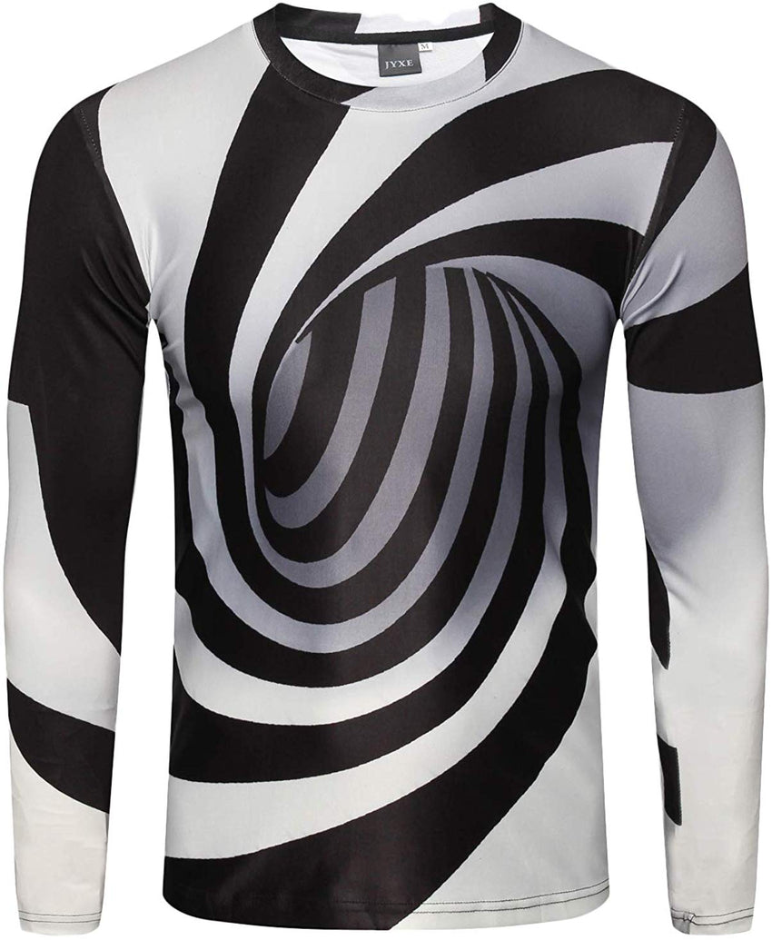 Unisex Casual Long Sleeve All Over Print T Shirt Ag006 22
