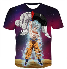 Unisex 3D Dragon Ball Goku Short Sleeve T Shirts Creative 3D Print Anime Tees Color 8