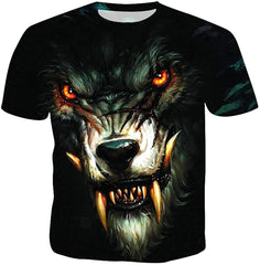 Unisex Casual Cool 3D T Shirts Summer Fashion Shirts Wolf 5