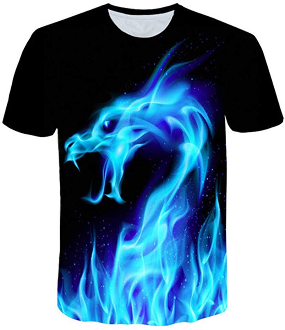 Summer Men's Clothing O Neck Clock Jacket Beer Short Sleeved 3D T Shirt Large Size 5XL Tx147