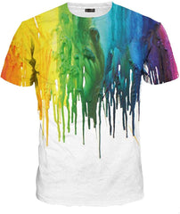 Unisex Men Women Casual 3D Printed Short Sleeves Couple T Shirt Tee LYT091 Lyt110 multicolor