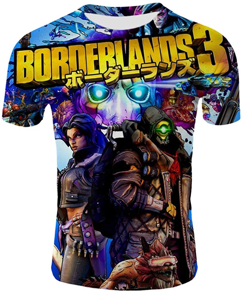Men's Gaming Graphic 3D Printed Game Souvenir Short Sleeve T Shirt Tops Tees. Style 1