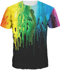 Unisex T Shirts Casual Fashion 3D Printed Short Sleeve Shirts Patten 1