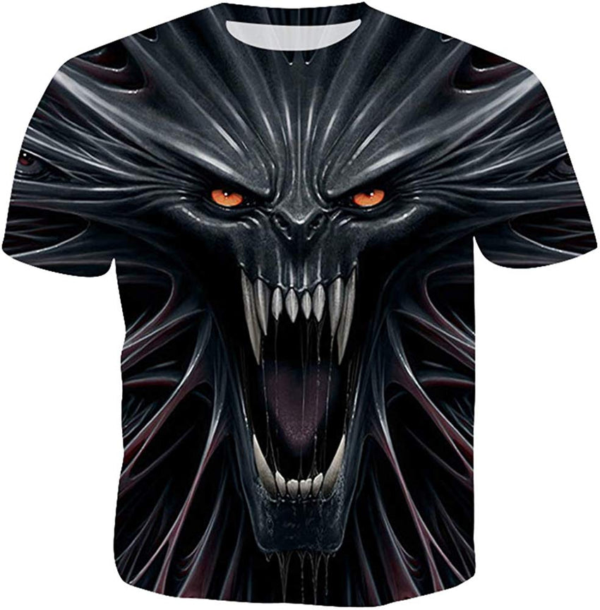 Unisex Casual Cool 3D T Shirts Summer Fashion Shirts Skull 2