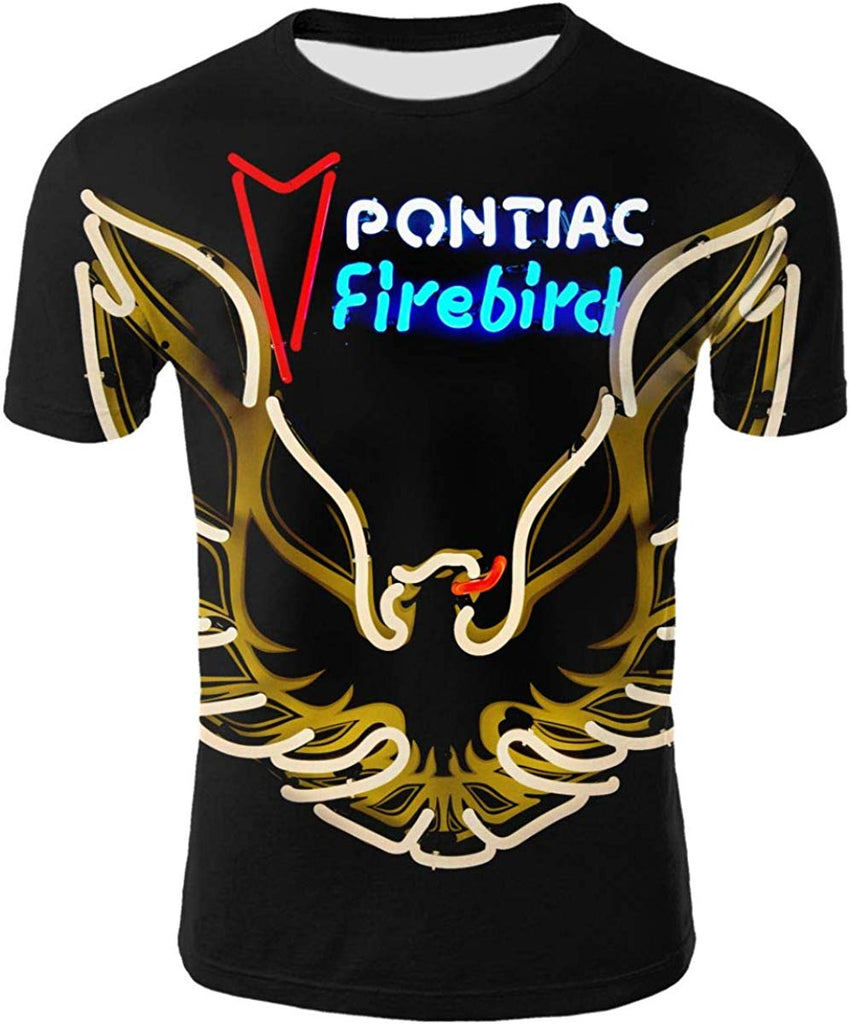 Men's Pontiac Trans Am Firebird Short Sleeve T Shirt Black3