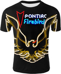 Men's Pontiac Trans Am Firebird Short Sleeve T Shirt Black3