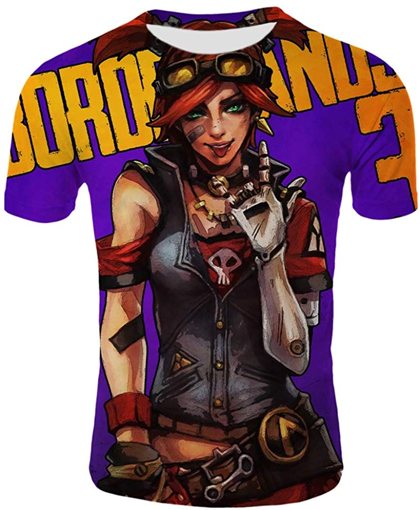 Men's Gaming Graphic 3D Printed Game Souvenir Short Sleeve T Shirt Tops Tees. Style 7