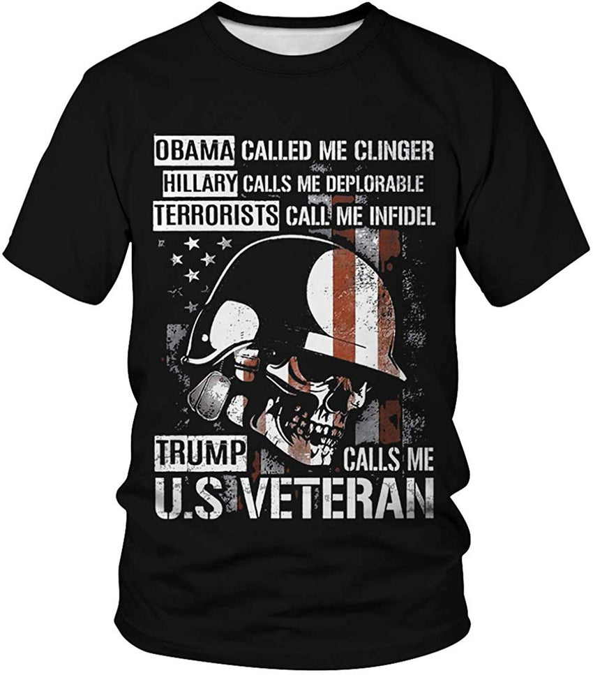 Men's T shirt Casual Tee 3D Unisex Digital Print Graphic Short Sleeves Tag 1