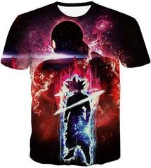 Men Dragon Ball 3D Print Short Sleeve Pullover Regular Fit T Shirt Color 10