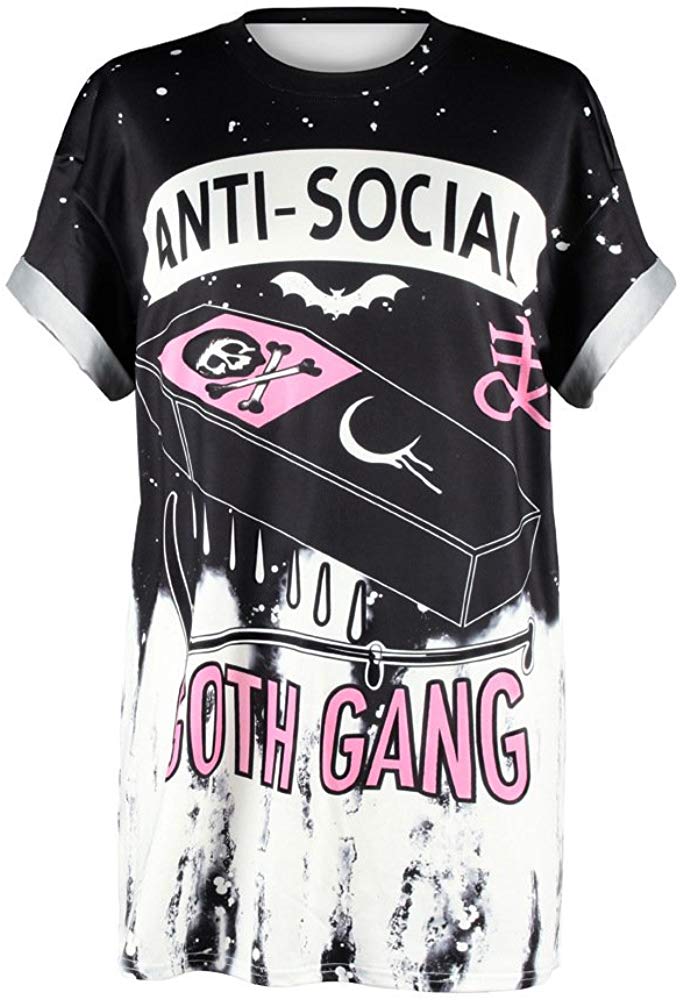 Street Style UFO Alien 3D Digital Print T Shirt Guan Cai