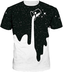 Unisex Men 3D Printed Casual Summer Short Sleeve T Shirts Tees 6paint