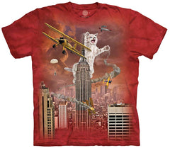 King Kitten T shirt Red
