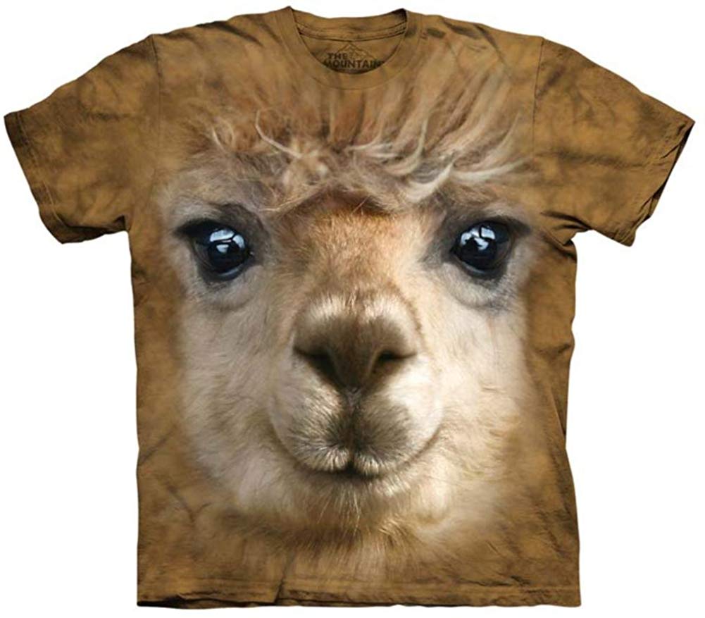 Big Face T shirt Alpaca As Shown