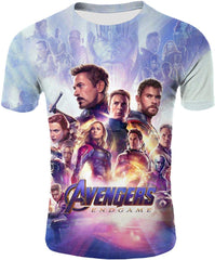 Mens 3D Avenger's Endgame Commemorate T Shirt Avstee8