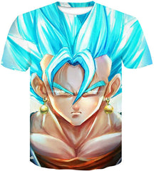 Unisex 3D Dragon Ball Goku Short Sleeve T Shirts Creative 3D Print Anime Tees Color 16