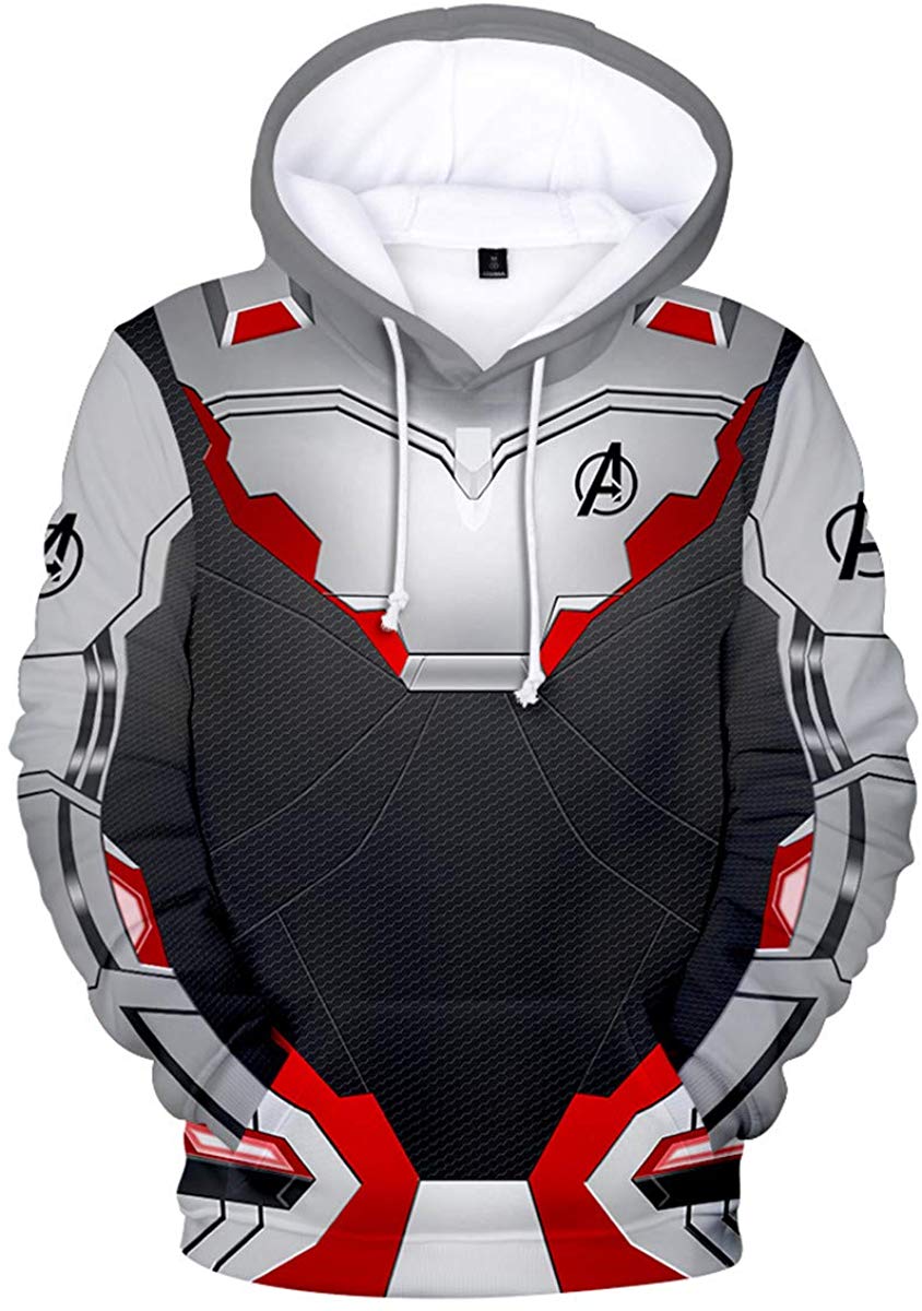 Men's 3D Avenger's Endgame T Shirt Quantum Sports Suit Fitness Shirt, T shirt Wy9