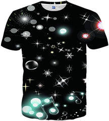 Unisex Casual 3D Printed T Shirts Short Sleeve Tops Tees Style 39