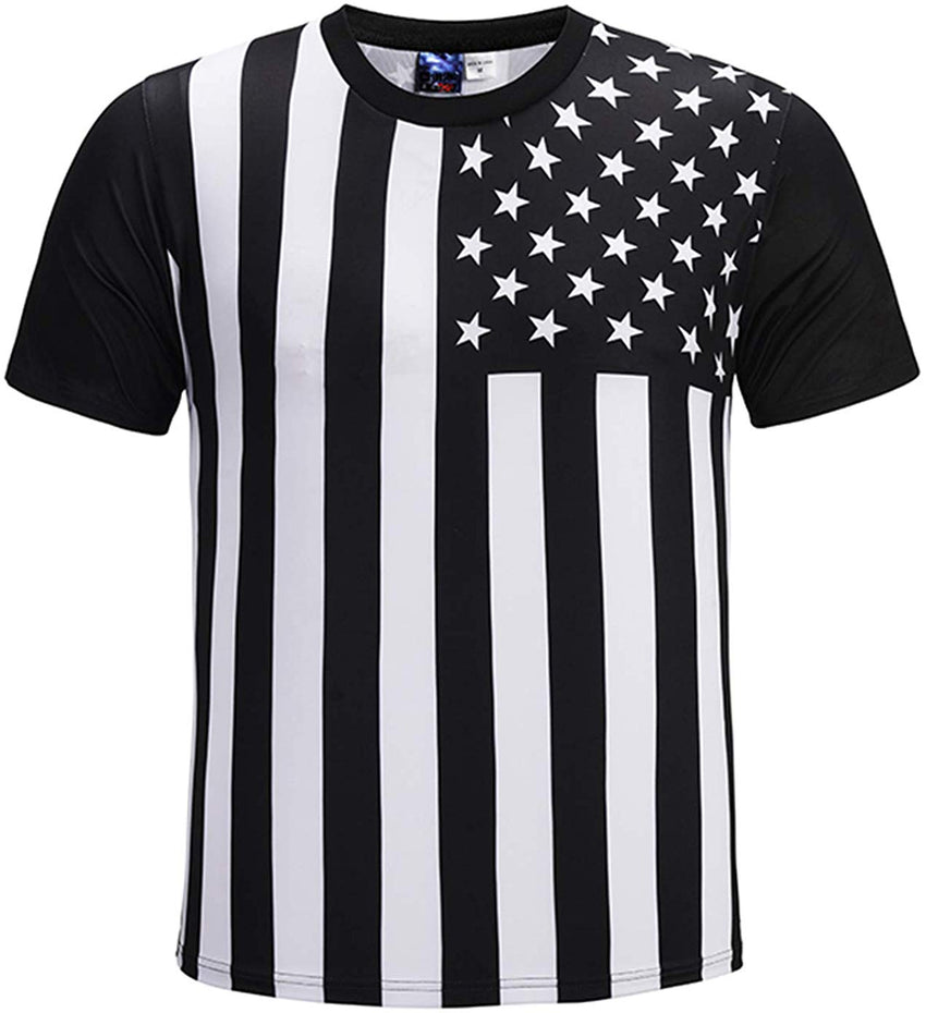 Unisex Casual 3D Funny Print Short Sleeve T Shirt Y1796 71