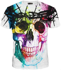 Unisex Men Women Casual 3D Printed Short Sleeves Couple T Shirt Tee LYT001 Lyt033 white