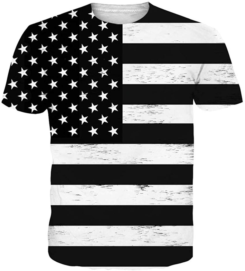 Unisex Casual 3D Print Animal Short Sleeve T Shirt Graphic Tees C1