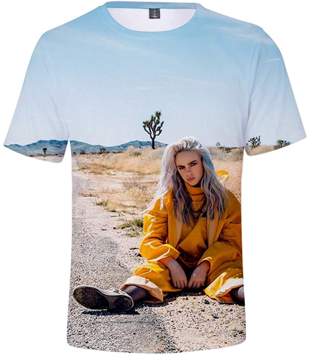 3D Print Shirt Causual Tops Short Sleeve T Shirts for Fans Women Men and Teen E00609