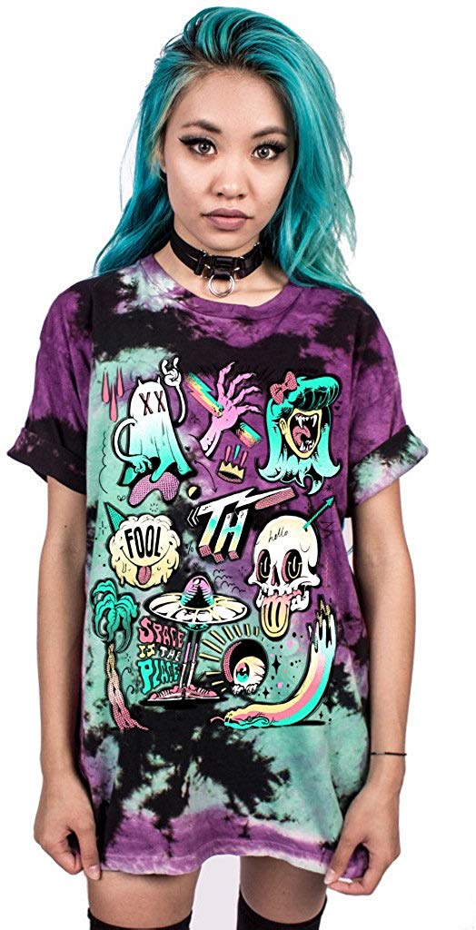 Women T Shirt Fashion Girls Punk Tee Tops 3D Printing Loose Short Sleeve Streetwear Hip Hop Tshirt Bam011