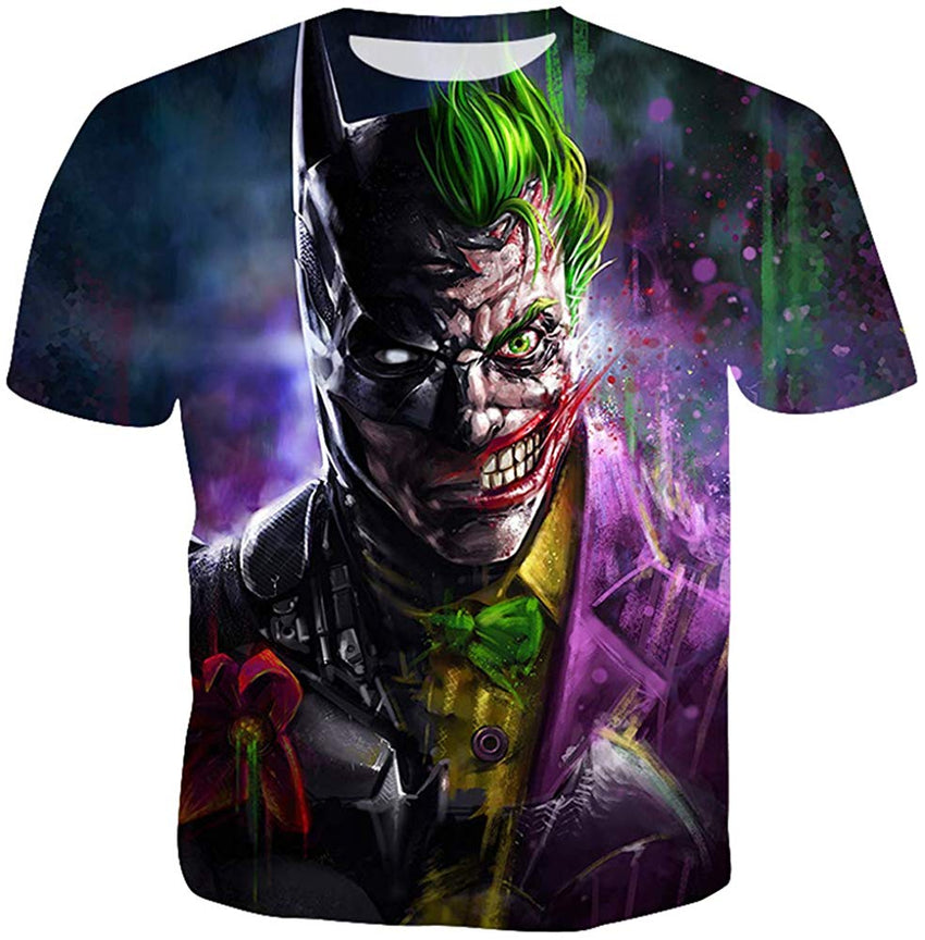 Unisex Casual Cool 3D T Shirts Summer Fashion Shirts Joker 4
