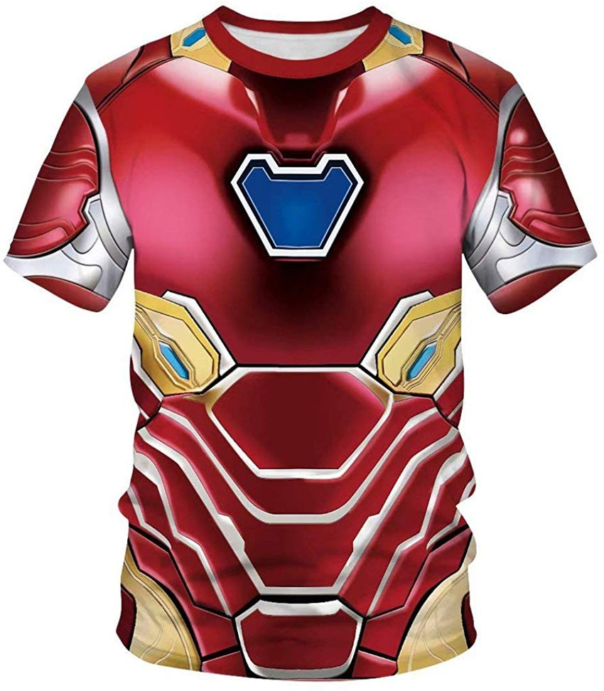 Womens Mens Superhero T Shirts Endgame Quantum Realm Costume Shirt Tops Color F
