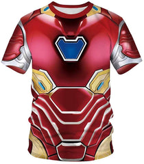 Womens Mens Superhero T Shirts Endgame Quantum Realm Costume Shirt Tops Color F