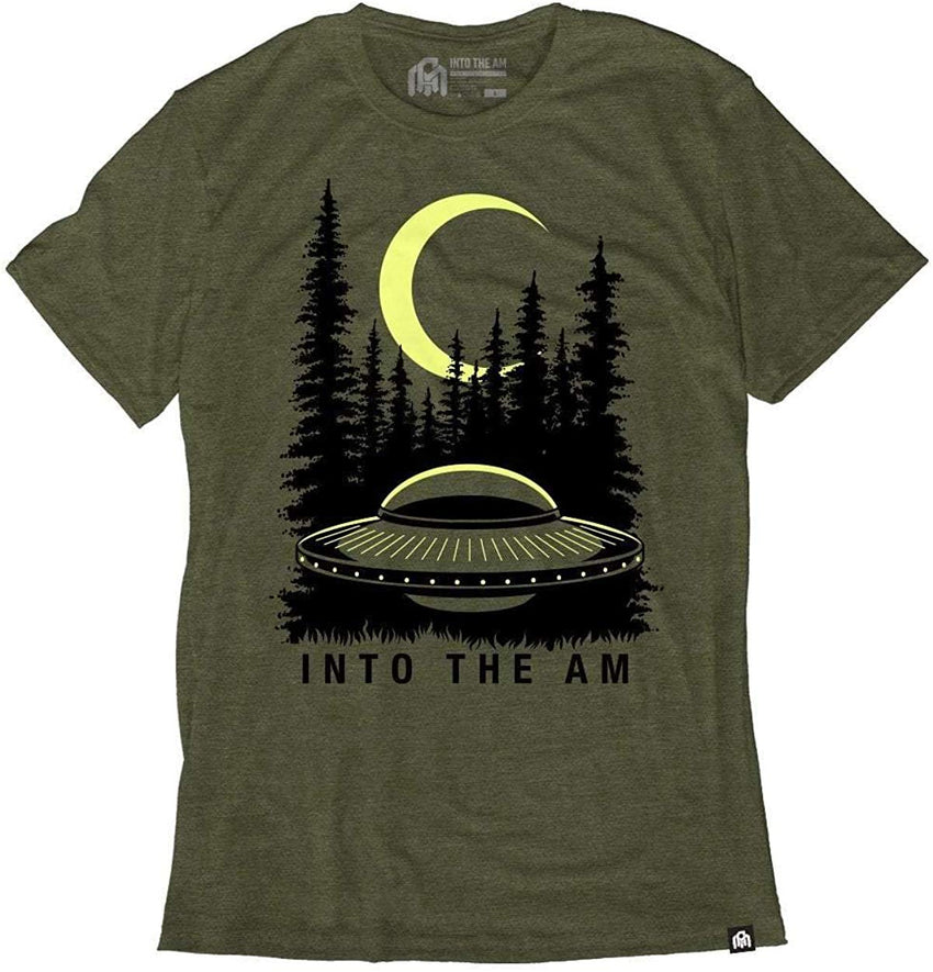 Men's Casual Short Sleeve Graphic Tee Shirts Extraterrestrial