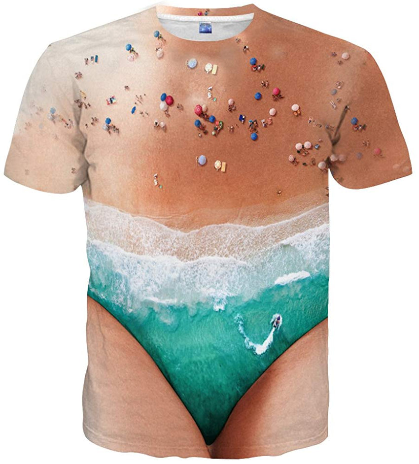 Unisex 3D Colorful Print Graphic Tee Shirts for Men Women and Teens Style 58