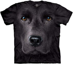 Men's Black Lab Face T Shirt Black