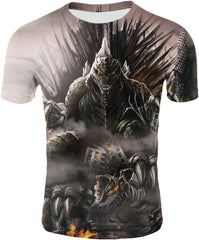God Zilla 2 King Of The Monsters Mens Boys Girls 3D Printed s Tshirts Godz52