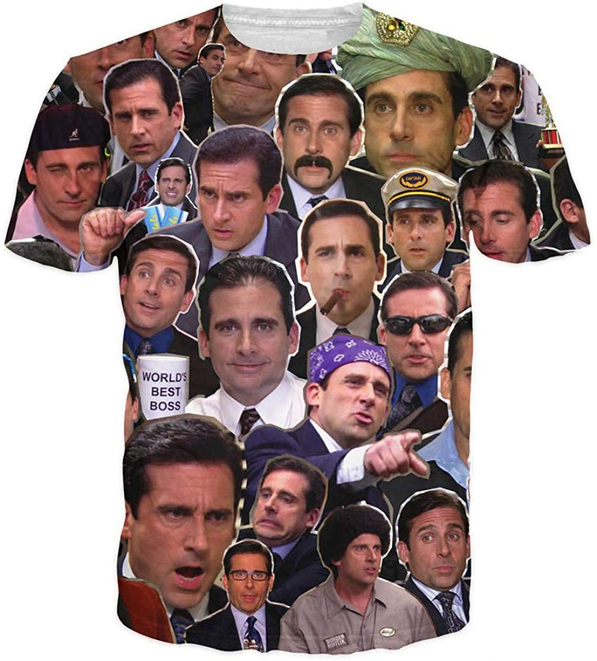 Cheech Chong T Shirt Drug Marijuana Weed 3D Printed Summer Style Top Michael Scott