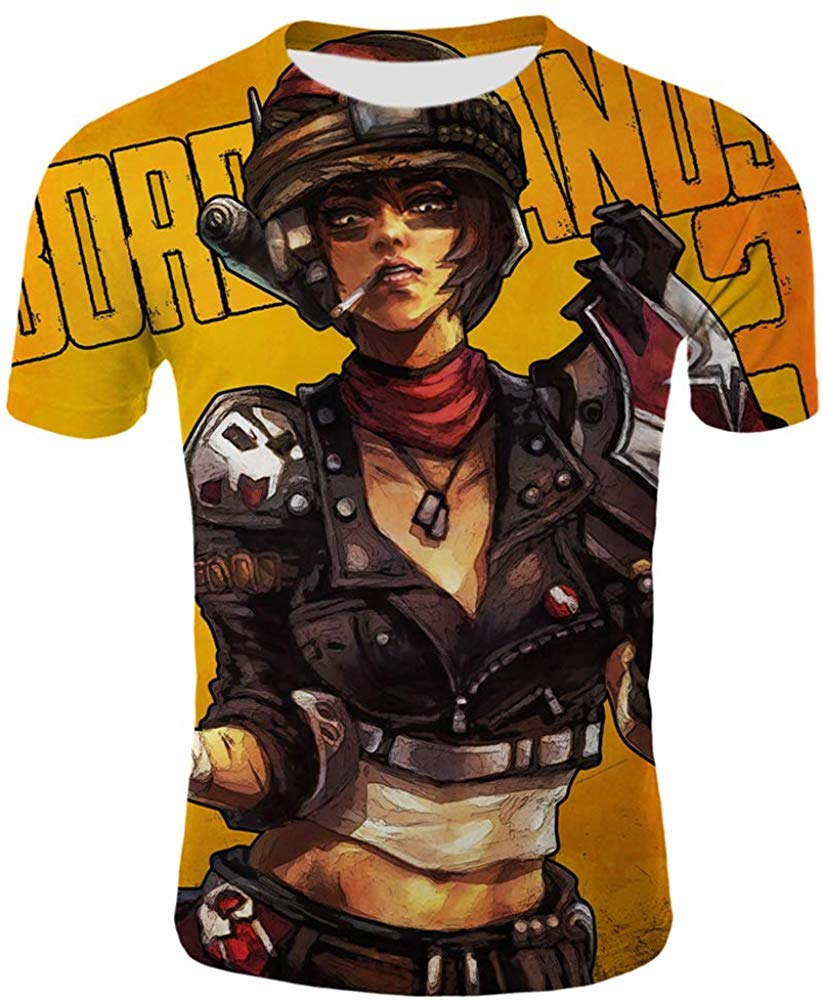Men's Gaming Graphic 3D Printed Game Souvenir Short Sleeve T Shirt Tops Tees. Style 9