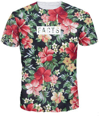 Sanatty Unisex Womens Mens Summer T Shirts Graphic 3D Galaxy T Shirts Tops Couple Tees Red Flower