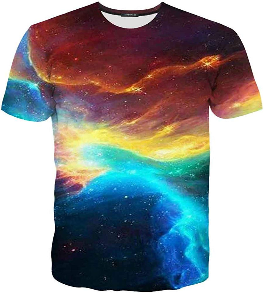 Unisex Casual 3D Printed T Shirts Short Sleeve Tops Tees Style 13