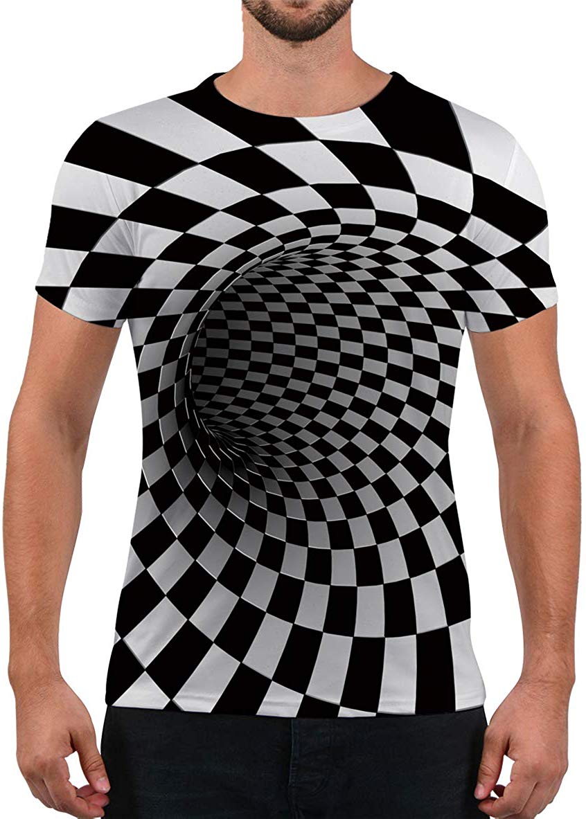 Unisex Fashion 3D Print T Shirts Funny Graphics Pattern Crewneck Short Sleeve Tees for Mens Womens 3d Pattern