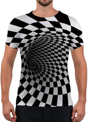 Unisex Fashion 3D Print T Shirts Funny Graphics Pattern Crewneck Short Sleeve Tees for Mens Womens 3d Pattern