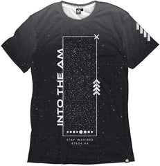 Men's Casual Short Sleeve Vibrant Tee Shirts Alignment
