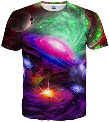 Unisex 3D Printed Short Sleeve Top T Shirts Purple26