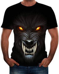 Men Summer New Full 3D Printed T Shirt Plus Size S 3XL Cool Printing Top Blouse Coffee