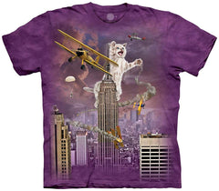King Kitten T shirt Purple