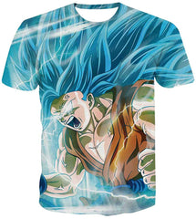 Summer Unisex Dragon Ball Goku Short Sleeve T Shirts Creative 3D Print Tee Jx006