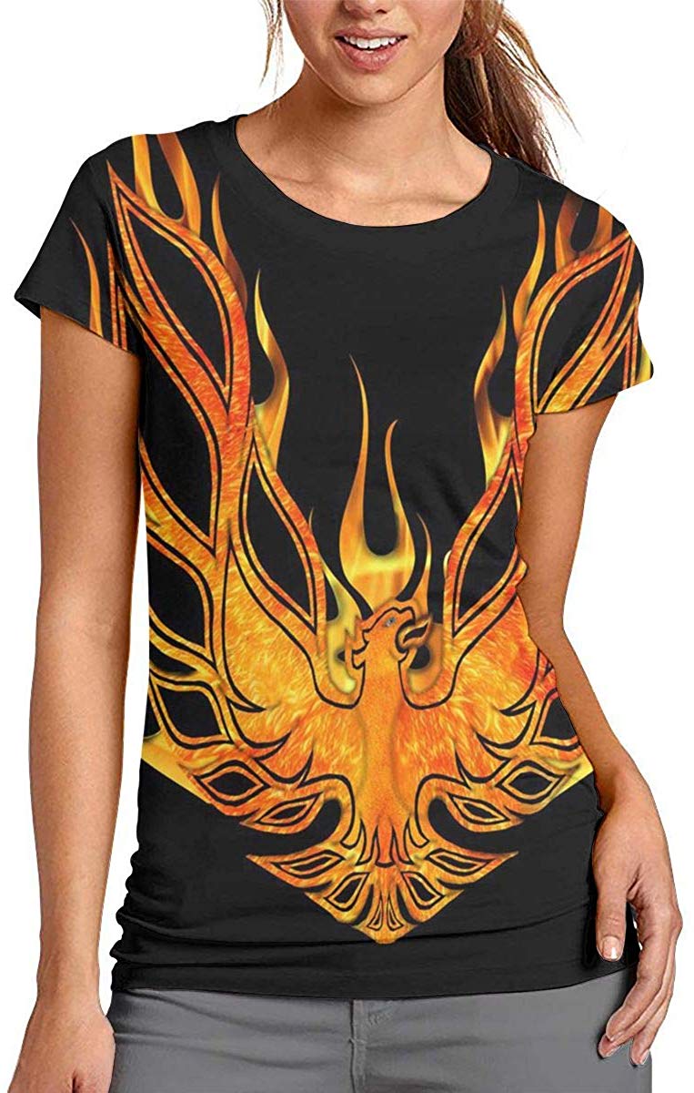 Pontiac Trans Am Firebird Womens Short Sleeve 3D Print Tee Shirts 3D Top T Shirt Black3