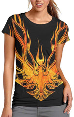 Pontiac Trans Am Firebird Womens Short Sleeve 3D Print Tee Shirts 3D Top T Shirt Black3